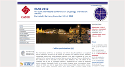 Desktop Screenshot of cans2012.cased.de